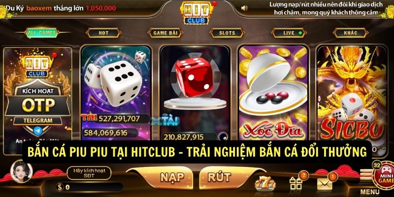 Bắn Cá Piu Piu Tại HitClub - Trải Nghiệm Bắn Cá Đổi Thưởng 8 Ban Ca Piu Piu tai HitClub Trai Nghiem Ban Ca Doi Thuong